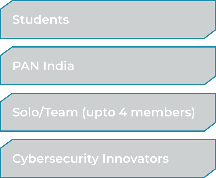 Students · PAN India · Solo/Team (upto 4 members) · Cybersecurity Innovators